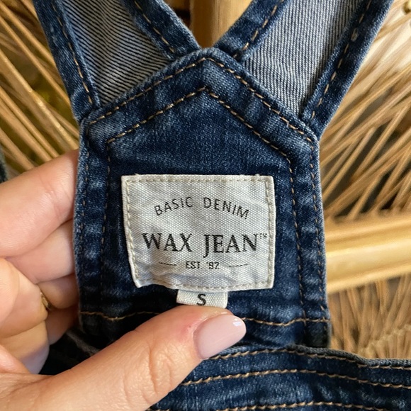 Denim short overalls - Picture 2 of 4